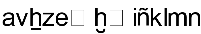 RK-Meroitic-Transscript Font LOWERCASE