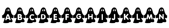 rmghost4  graphic Font LOWERCASE