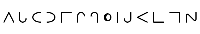 RNIB MOON Font LOWERCASE
