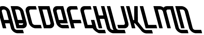 Ro'Ki'Kier Leftalic Font UPPERCASE