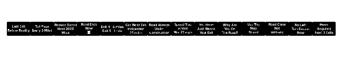 Road To Nowhere JL Font LOWERCASE