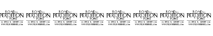 Road-to-Perdition Font OTHER CHARS