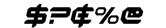 Robotaur Italic Font OTHER CHARS