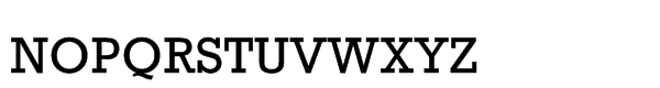 Rockwell® WGL Regular Font UPPERCASE