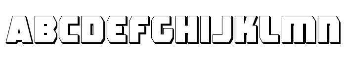 Rogue Hero 3D Font LOWERCASE