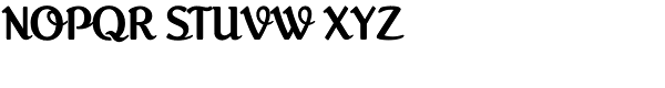 Roman Script D Font UPPERCASE