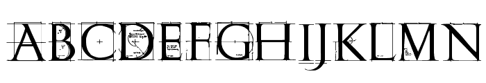 RomanGridCaps Font UPPERCASE