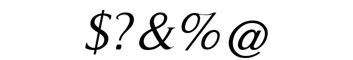 RomanSerif-Oblique Font OTHER CHARS