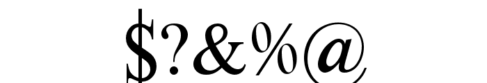 Romance Fatal Serif Std Font OTHER CHARS