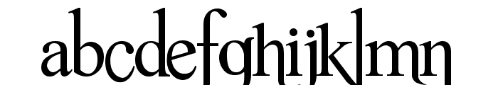 Romance Fatal Serif Font LOWERCASE