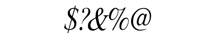 Romande ADF No2 Std Italic Font OTHER CHARS