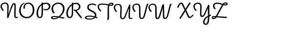 Romany Font UPPERCASE