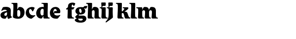 Romic Std-Extra Bold Font LOWERCASE