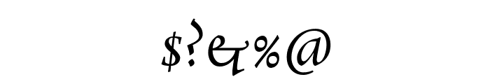 Rosarivo-Italic Font OTHER CHARS
