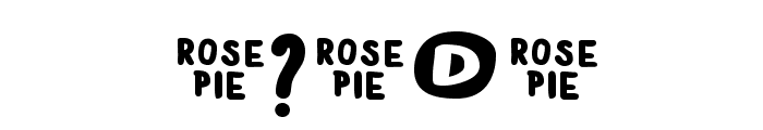 RosePie Font OTHER CHARS