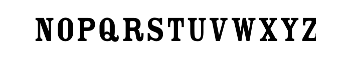 Rosewood Std Fill Font LOWERCASE