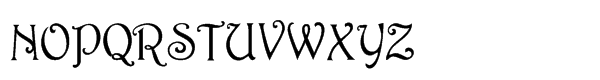 Rossetti Regular Font UPPERCASE