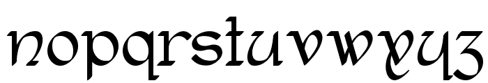 RostockKaligraph Font LOWERCASE