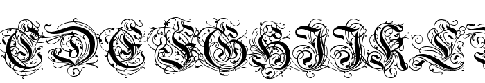 Rothenburg Decorative Font UPPERCASE