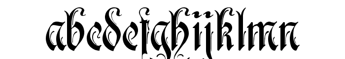Rothenburg Decorative Font LOWERCASE