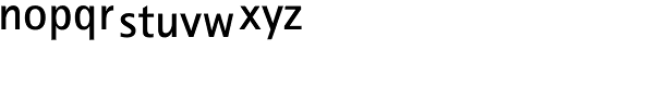 Rotis Sans Serif Std-Bold Font LOWERCASE