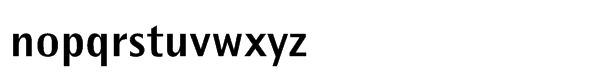 Rotis® Semi Sans Pro 75 Cyrillic Extra Bold Font LOWERCASE