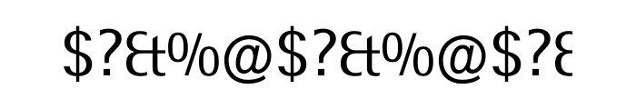 Rotis Semi Sans Pro Cyrillic Font OTHER CHARS