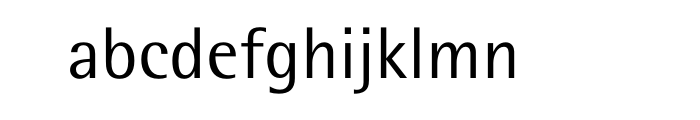 Rotis Semi Sans Pro Cyrillic Font LOWERCASE