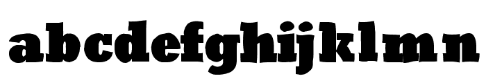 RoughRockys Font LOWERCASE