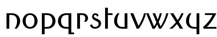 Round Style Basic Font LOWERCASE