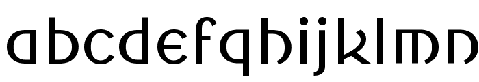 Round Style Simple Font LOWERCASE
