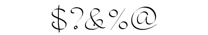 RoyalnCurvy Font OTHER CHARS