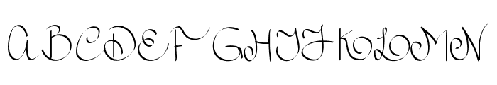 RoyalnCurvy Font UPPERCASE