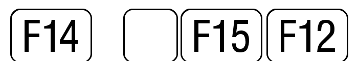 RRKeyCaps-Normal Font OTHER CHARS