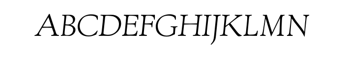 RTF Amethyst Light Italic Pro Font UPPERCASE