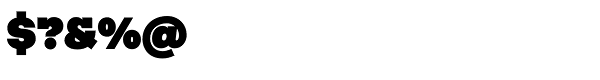 Rudi Ultra Font OTHER CHARS