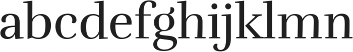 Rufina Regular otf (400) Font LOWERCASE