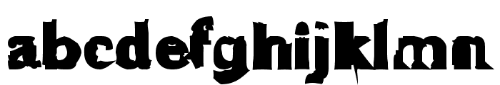 Rugguggla Font LOWERCASE