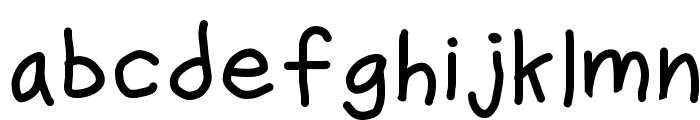 Ruji's Handwriting Font v.2.0 Font LOWERCASE