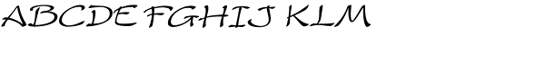 Rumba Italic Font UPPERCASE