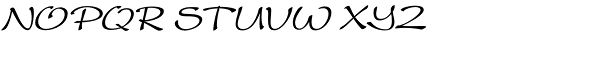 Rumba Italic Font UPPERCASE