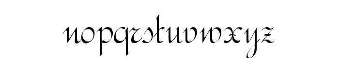 RundschriftCAT Font LOWERCASE