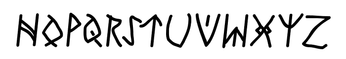 RunesWritten-Bold Font UPPERCASE