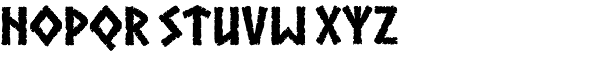 Runestone Font UPPERCASE