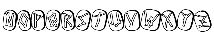 Runez of Omega Two Font UPPERCASE