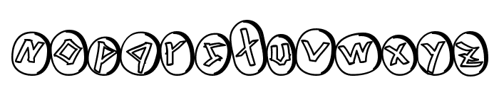 Runez of Omega Two Font LOWERCASE