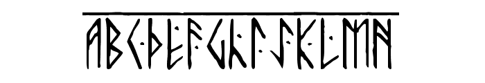 Runic Alt Font UPPERCASE