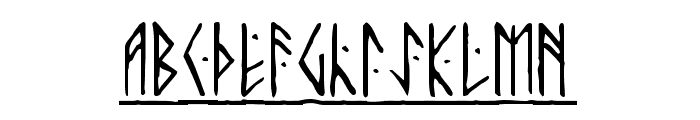 Runic Alt Font LOWERCASE