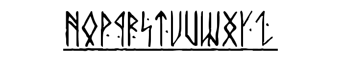 Runic Alt Font LOWERCASE