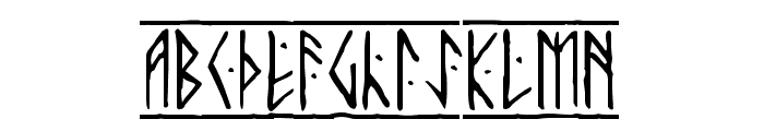 Runic Font LOWERCASE